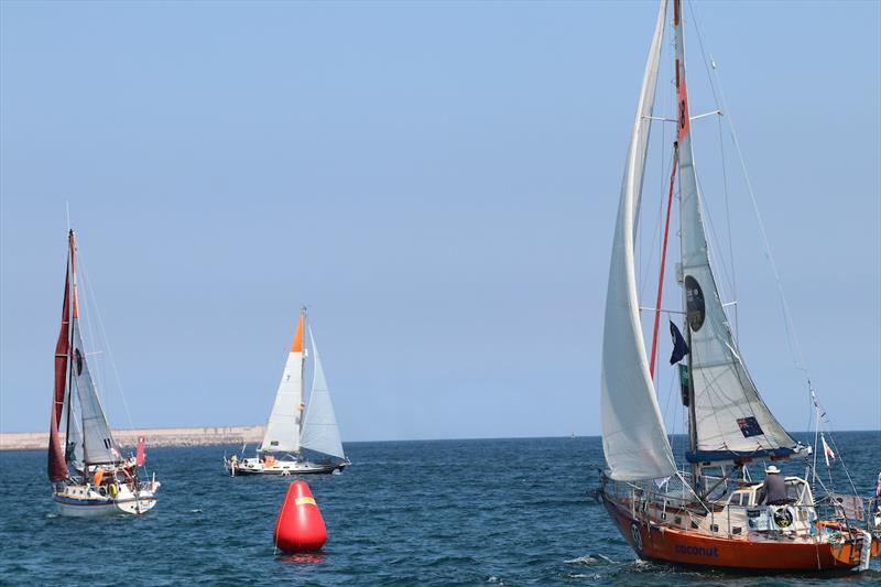 Jeremy is sharp and Olleanna quick, pictured here leading the GGR fleet in Gijon at the start of the SITraN Prologue race - photo © GGR2022