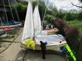 Rigging at York Railway Institute Sailing Club for the Round Holes Trophy © Steve Parry