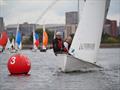2nd place Maurice Cleal and Romek Kowalewski during the 2025 GP14 Victor Trophy at Welsh Harp © Luke Howard