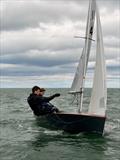 Silver and Youth winners, Jess and Mark Greer - GP14 Leinster Championship at Howth &copy; Karolina Kernan