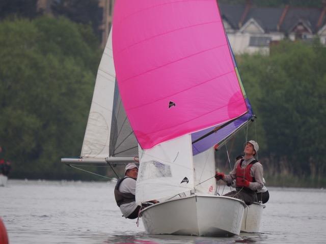 Overall winners Maurice & Romek during the GP14 Venetian Trophy at Welsh Harp photo copyright Luke Howard @WHSC taken at Welsh Harp Sailing Club and featuring the GP14 class