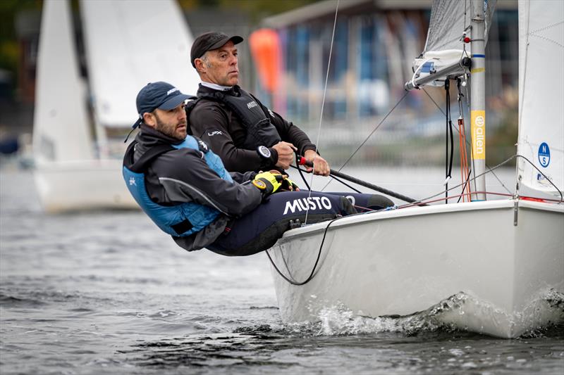 Winners Jasper Barnham and Graham Sexton during the 2025 GP14 Victor Trophy at Welsh Harp - photo © Kana Butkovic