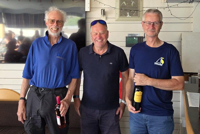 Keith Buddon and Charles Saunders, third overall - GP14 Midland Bell Series at Midland SC - photo © Mark McKeever