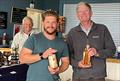 Nigel Walbank and Lewis Coppinger, gin race winners - Graduate National Championship at Staunton Harold © Carolyn Lewis