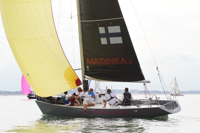 Superhero leads away from the first mark - 2018 Half Ton Classics Cup - Day 1 - photo © Fiona Brown