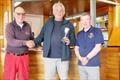 Overall winner, Mike Hartley, with the Helmsman's Cup - West Kirby Star class Classic Boat Challenge &copy; Alan Jenkins