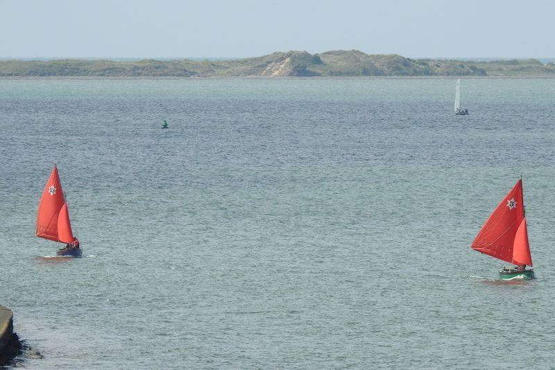 The Star Class causing Wayfarer anxiety at Caernarfon, day 5 - Menai Strait Regattas - photo © Ian Bradley