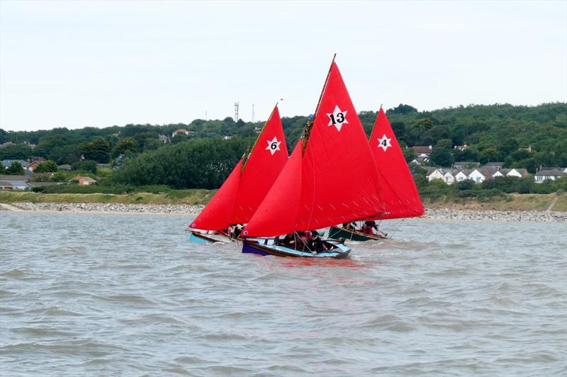Close racing on the Dee - West Kirby Star class Classic Boat Challenge - photo © Alan Jenkins