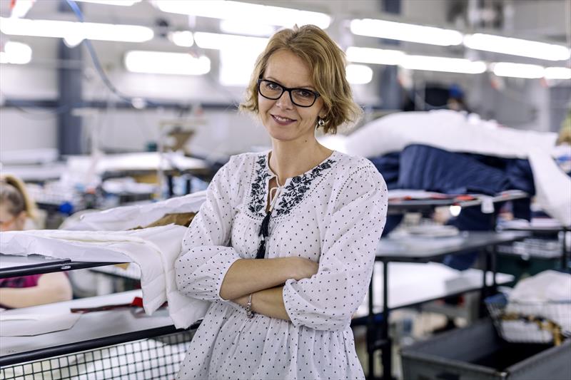 Production at the Henri-Lloyd factory in Poland - photo © Henri-Lloyd