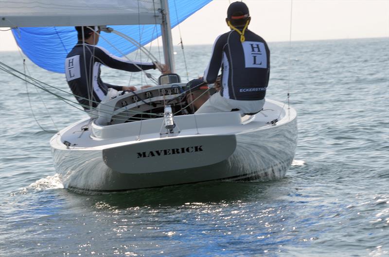 Hans Eckerström and his team training ahead of the Dragon Gold Cup - photo © Mikael Britschgi