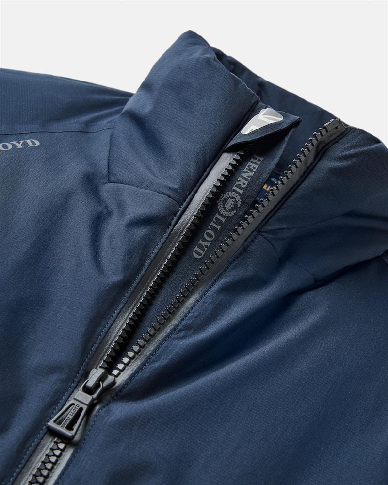 SmartTherm PRO jacket zip detail - photo © Henri-Lloyd