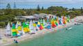 Hobies on the beach at Geographe Bay Yacht Club © Susan Ghent