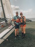 Josh and Whitney Benge are co-chairs of the 2023 Hobie 20 North American Championships © Josh and Whitney Benge collection