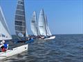 Hobie 20 racecourse action on the waters of Lake Hefner © Josh and Whitney Benge collection