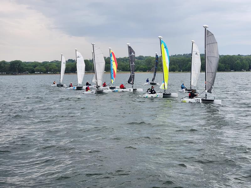 Racecourse action at the FWC Florida Keys Regional Wave Regatta - photo © Ben Wells/FWC