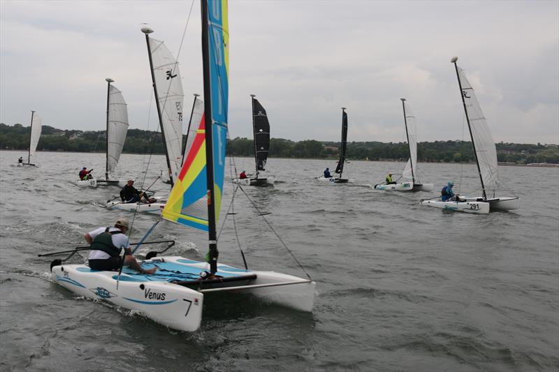 Racecourse action at the FWC Florida Keys Regional Wave Regatta - photo © Ben Wells/FWC