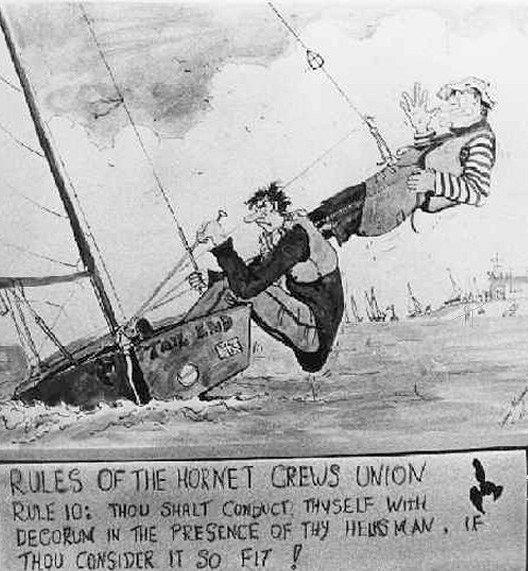 If there is any talk today of the rights of the ‘Crews Union' then it will be light-hearted banter, but back in the 1960s those in the front of the boat could often get a pretty raw deal, not to mention being totally overlooked in the results - photo © Hornet Class