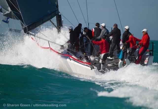 Rock and Roll offwind at Quantum Key West 2014 photo copyright Sharon Green / www.ultimatesailing.com taken at  and featuring the HPR class