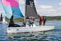Guy Neville, sailing with his daughters Ruth and Kay, Alex Spence and Nick Speechley, collect the top overall award at the Jura Scottish Series &copy; Andrew Wallace