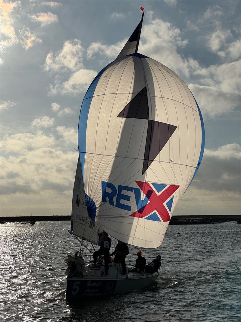 2025/26 University Sailing League Round 2 at Burnham photo copyright Nick Milton taken at Royal Corinthian Yacht Club and featuring the 707 class