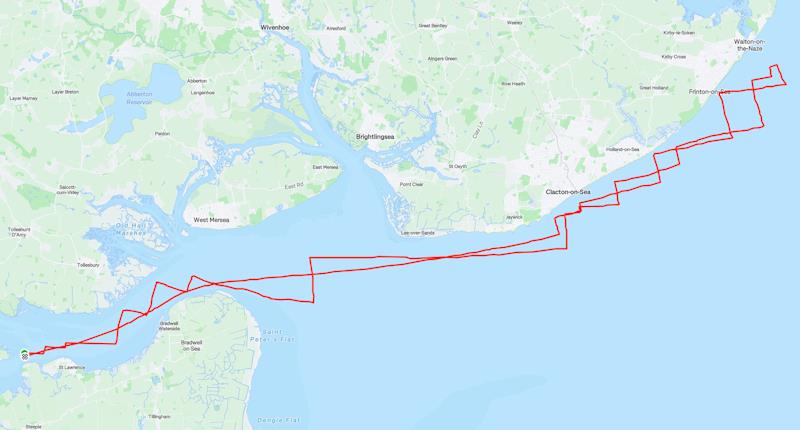 East Coast Piers Race - photo © Google Maps