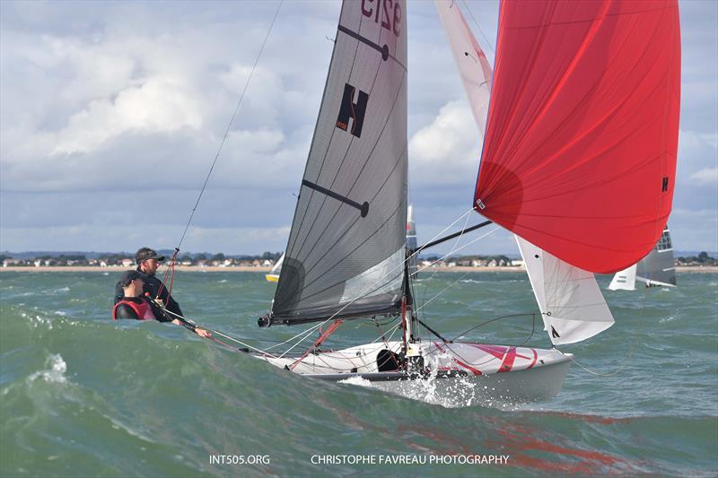 Roger Gilbert and Ben McGrane take victory in the final 505 Eurocup event of 2021 photo copyright Christophe Favreau / www.christophefavreau.com taken at Hayling Island Sailing Club and featuring the  class