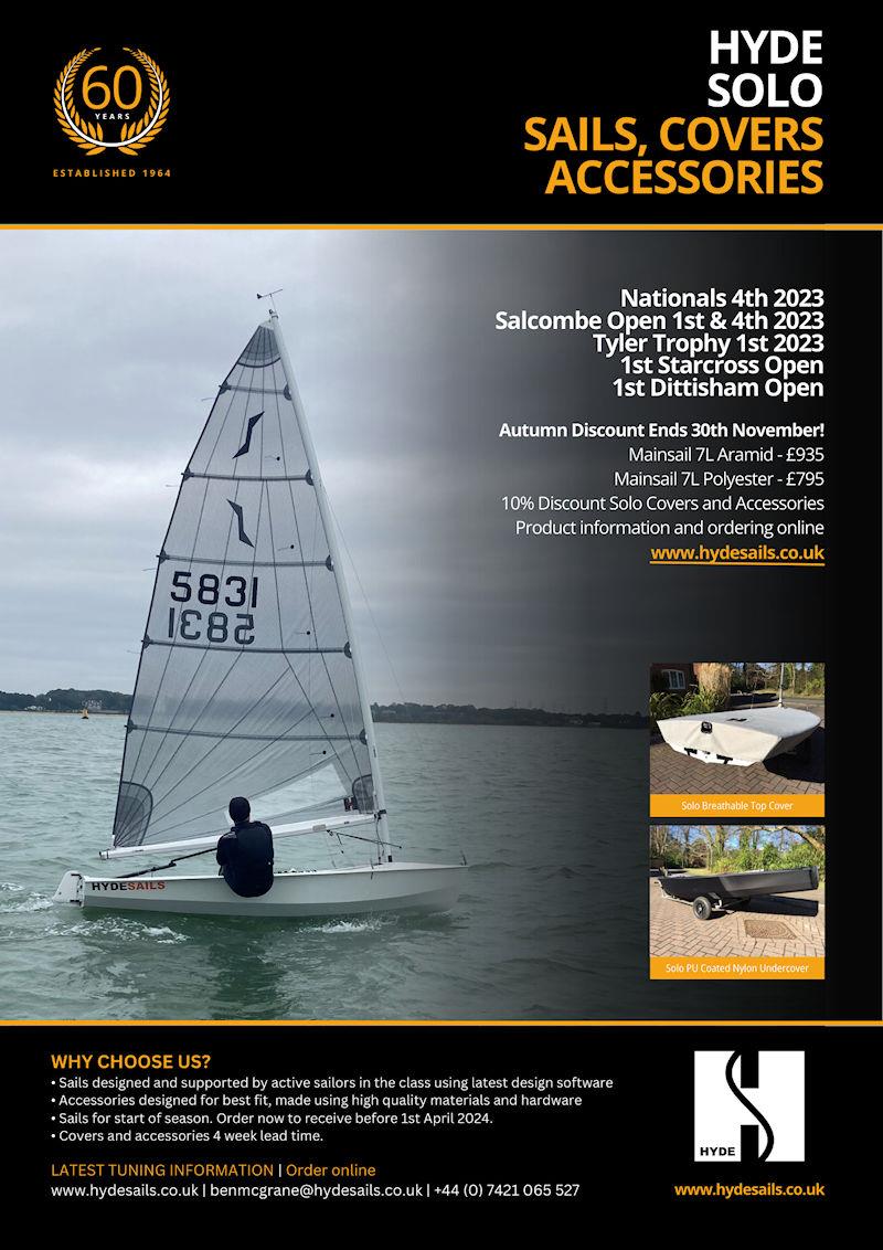 Solo Sails, Covers and Accessories - photo © Hyde Sails