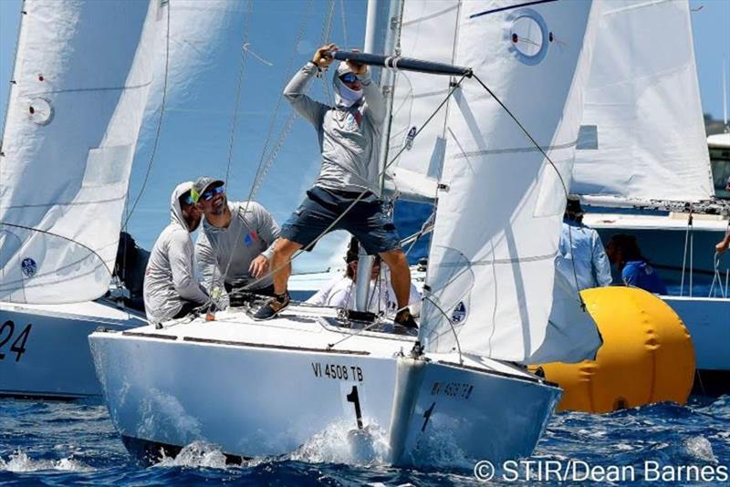 One-design IC24s offer some of the hottest racing action in STIR photo copyright Dean Barnes taken at St. Thomas Yacht Club and featuring the IC24 class