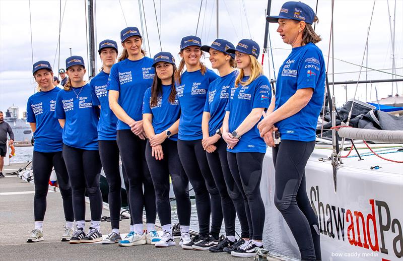 Katie Spithill speaks at the Women Racing title partner announcement for the RPAYC team at RSYS - photo © Bow Caddy Media