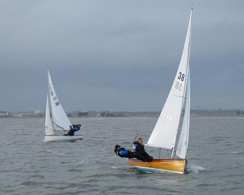 IDRA 14s Carr and Long on Howth YC Dinghy Frostbites Spring Series Day 4 - photo © Neil Murphy