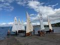Launching ahead of the Classic & Vintage International 14 POW Cup Race 2026 &copy; Neil Munn