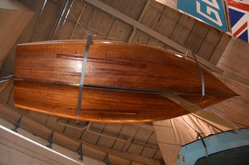 The Prince of Wales Cup winner of 1938, Thunder and Lightning, at the National Maritime Museum - photo © Dougal Henshall