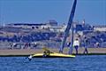 Steve Fleming in his IC testing the water in the Spring Lake Series at West Kirby SC © Alan Jenkins