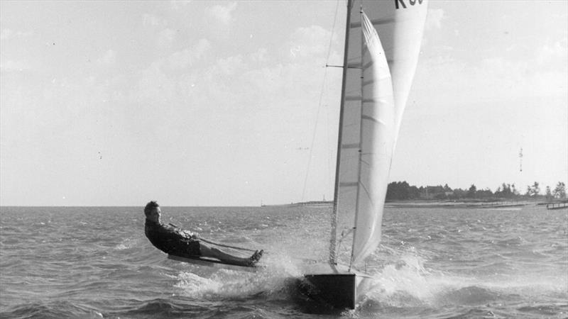 For many years, Proctor’s heartland lay in the restricted development classes, where he enjoyed success in all of the classes, from the National 12 through to the International Canoe photo copyright Proctor Family taken at  and featuring the International Canoe class