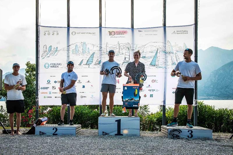 Podium Moth class - photo © Martina Orsini / We Are Foiling Media