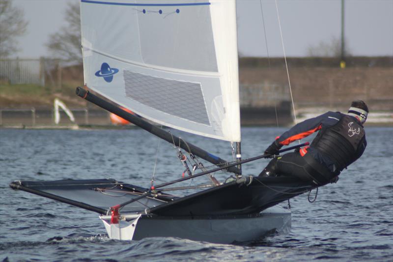 Paul Hignett - Prowler Zero - International Moth Lowriders Cobwebaway Breaker at Bartley photo copyright Tom Foxall taken at Bartley Sailing Club and featuring the International Moth class