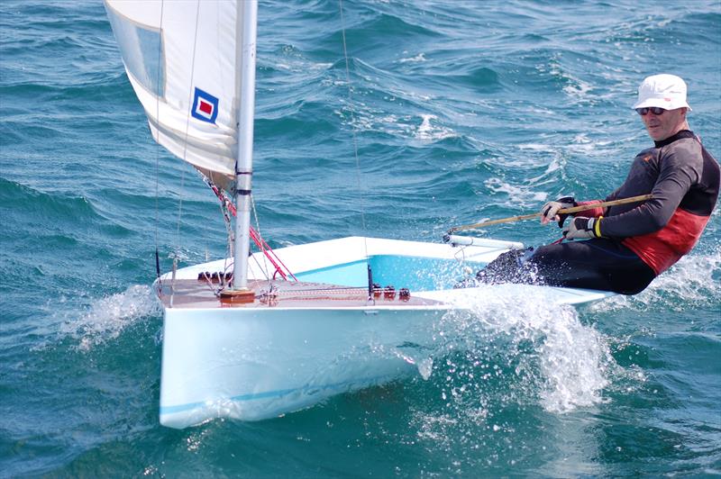 David Balkwill sailing the Duflos was difficult to beat in the lighter conditions - Lowrider International Moth UK National Championship photo copyright Dougal Henshall taken at Weymouth & Portland Sailing Academy and featuring the International Moth class