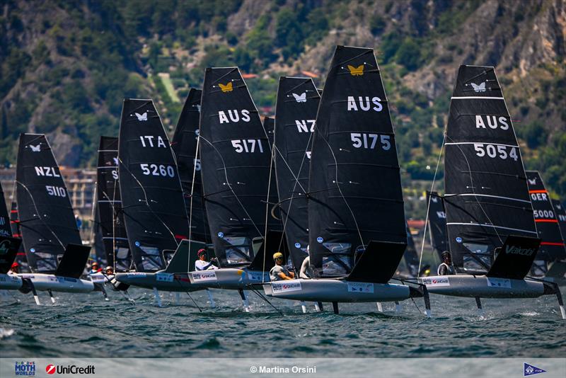 International Moth Worlds at Fraglia Vela Malcesine Day 5 - photo © Martina Orsini