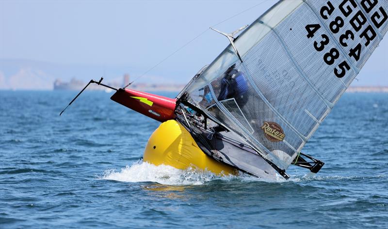 Wetsuit Outlet International Moth UK Nationals at the WPNSA Day 2 - GBR 4385 Buoy Racer during Race 3 - photo © Mark Jardine