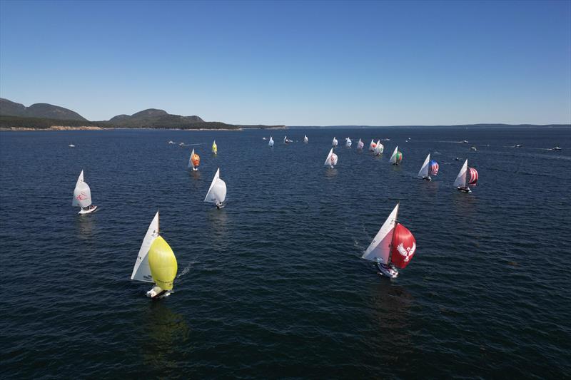 International One Design World Championship at Northeast Harbor, Maine - photo © Kip Wing