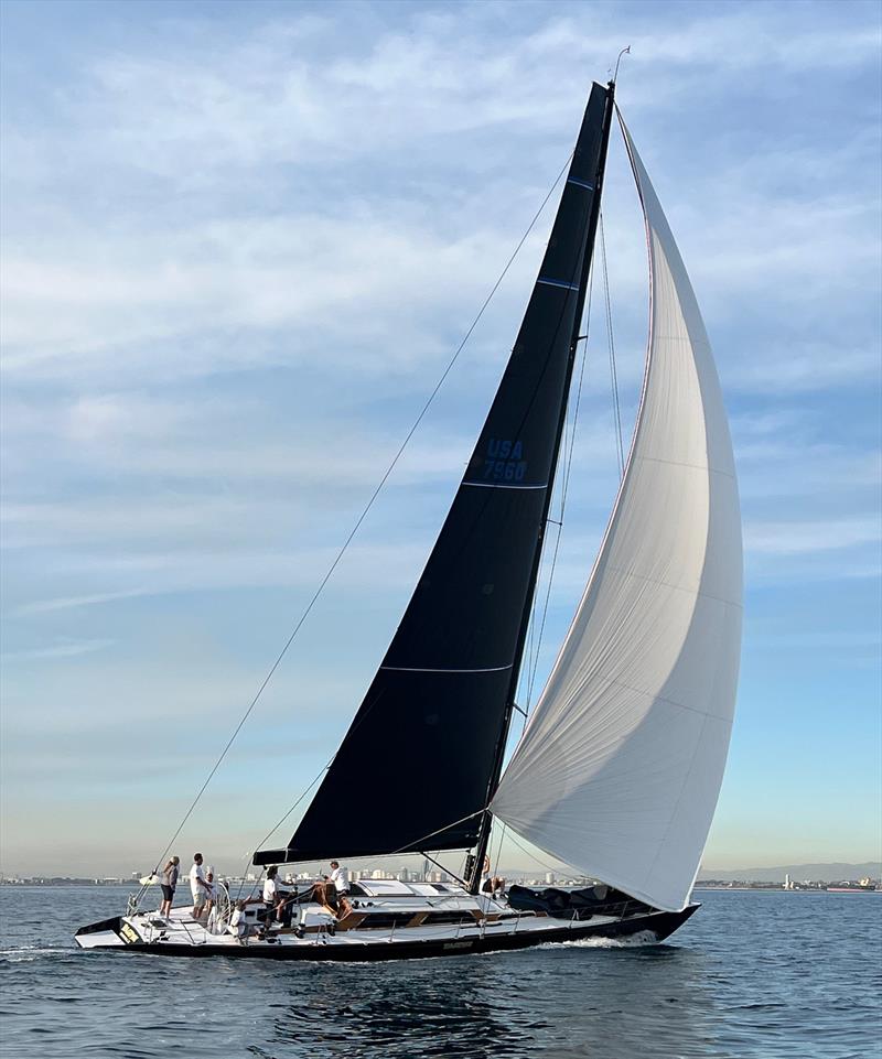 Ragtime Sailing with her new suit of Doyle Sails - January 2025 photo copyright Misc taken at Long Beach Yacht Club and featuring the IOR class