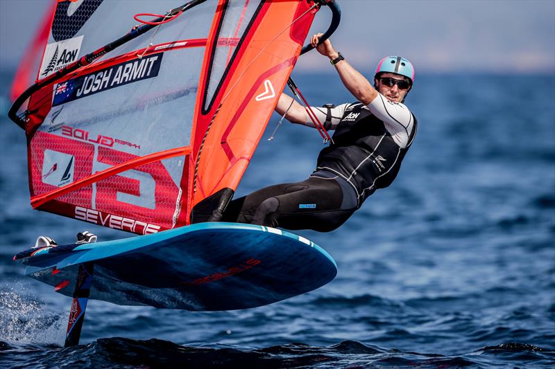 Josh Armit (NZL) - iQFoil - NZL Sailing Team - Semaine Olympique Française de Hyères - April 2022 photo copyright Sailing Energy/FFVoile taken at  and featuring the iQFoil class