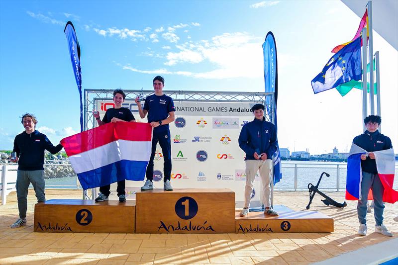 2025 iQFOiL International Games #2 in Cádiz Prize Giving - photo © Sailing Energy / iQFOiL Class