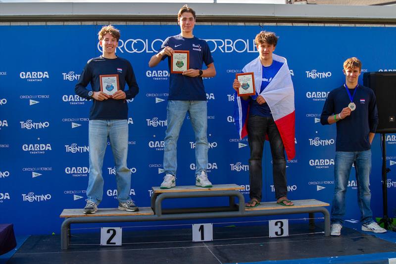 iQFOiL Youth & Junior International Games in Torbole, Italy photo copyright Elena Giolai taken at Circolo Surf Torbole and featuring the iQFoil class