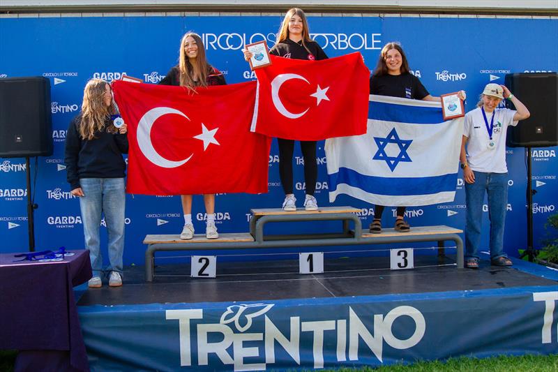iQFOiL Youth & Junior International Games in Torbole, Italy photo copyright Elena Giolai taken at Circolo Surf Torbole and featuring the iQFoil class
