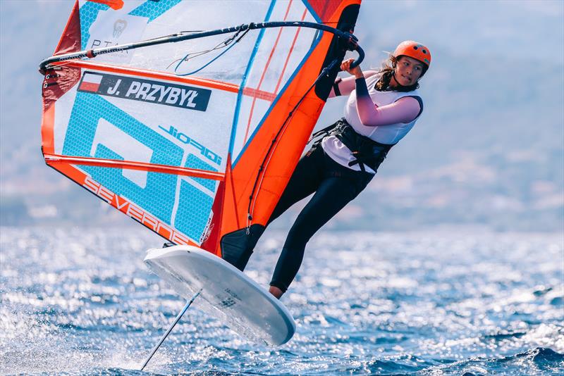 iQFOiL Youth & Junior European Championships - Day 3 photo copyright Sailing Energy / iQFOiL International Class taken at Club Nautico Arzachena and featuring the iQFoil class