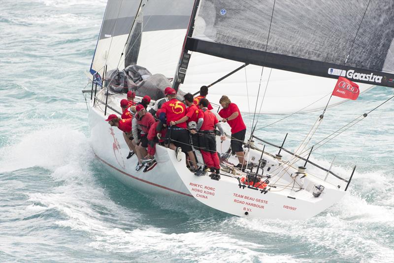 IRC div 1 winner Team Beau Beste on day 6 of Audi Hamilton Island Race Week photo copyright Andrea Francolini / Audi taken at Royal Hamilton Yacht Club and featuring the IRC class