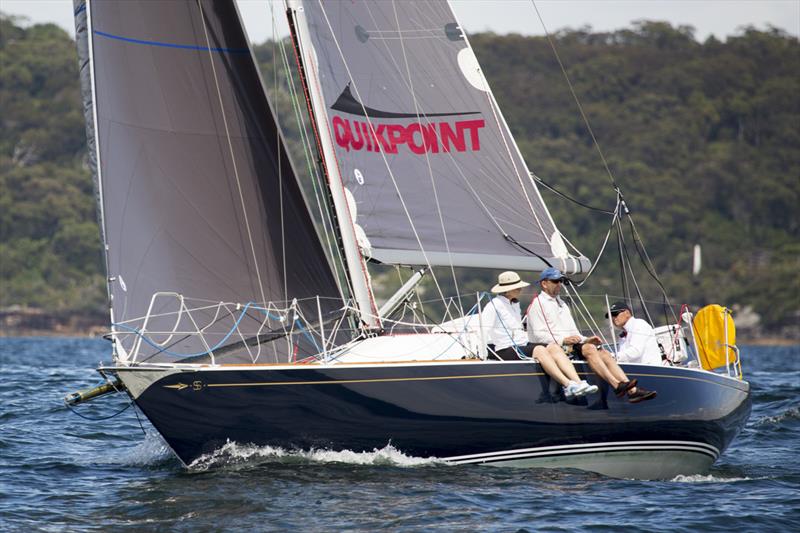 Smooth sailing aboard Quickpoint Azzurro during race 5 of the CYCA Land Rover Winter Series photo copyright David Brogan / www.sailpix.com.au taken at Cruising Yacht Club of Australia and featuring the IRC class