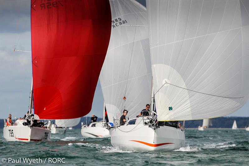 Dee Caffari was sailing on the Sun Fast 3300 Gentoo with James Harayda and won the first of today's two races on day 2 of the RORC IRC National Championships photo copyright Paul Wyeth / pwpictures.com taken at Royal Ocean Racing Club and featuring the IRC class