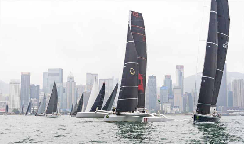 Start. Rolex China Sea Race 2018. - photo © photo RHKYC / Guy Nowell